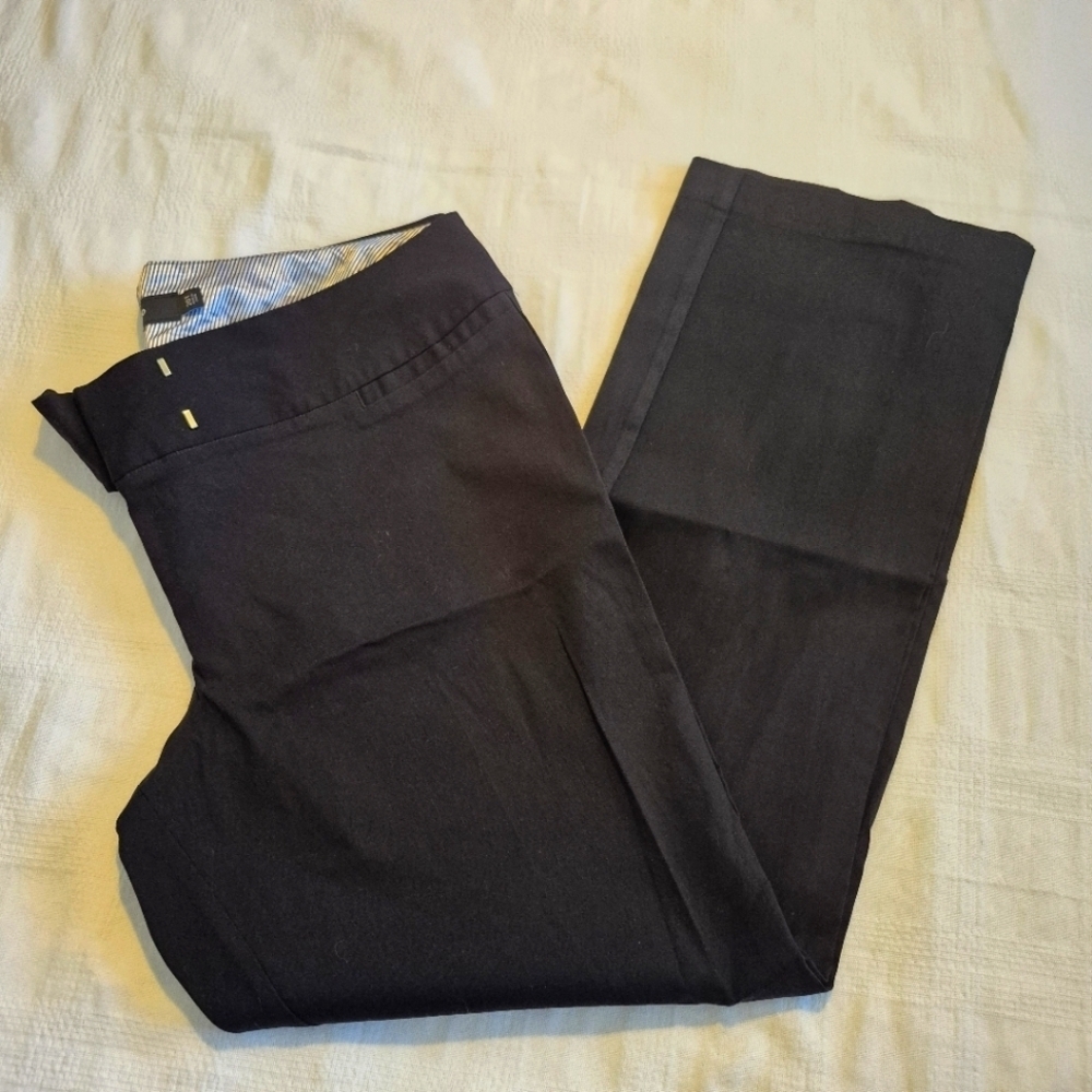 Torrid women's size 20T black dress pants, rayon, nylon spandex blend EUC